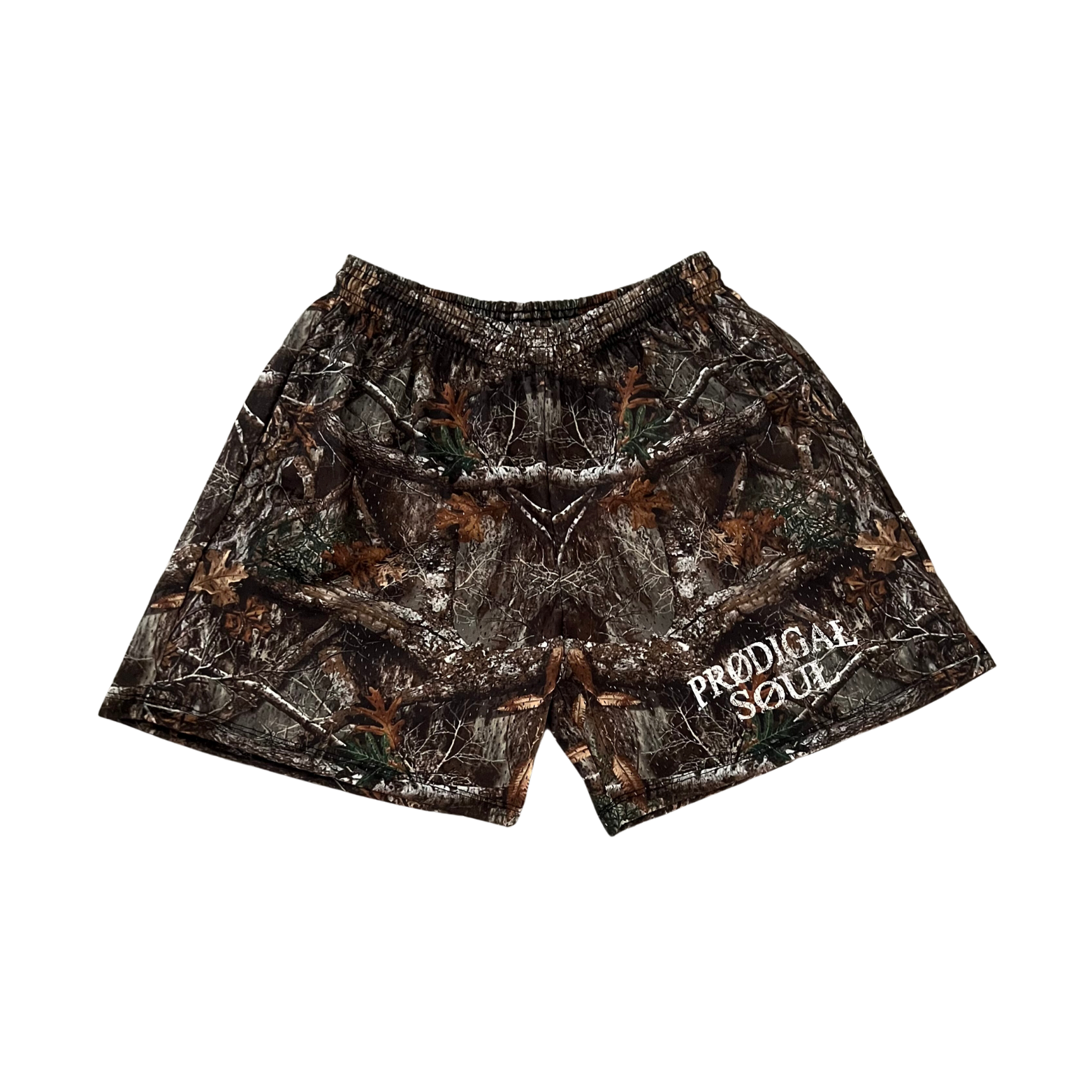"University Logo" Camo Mesh Short