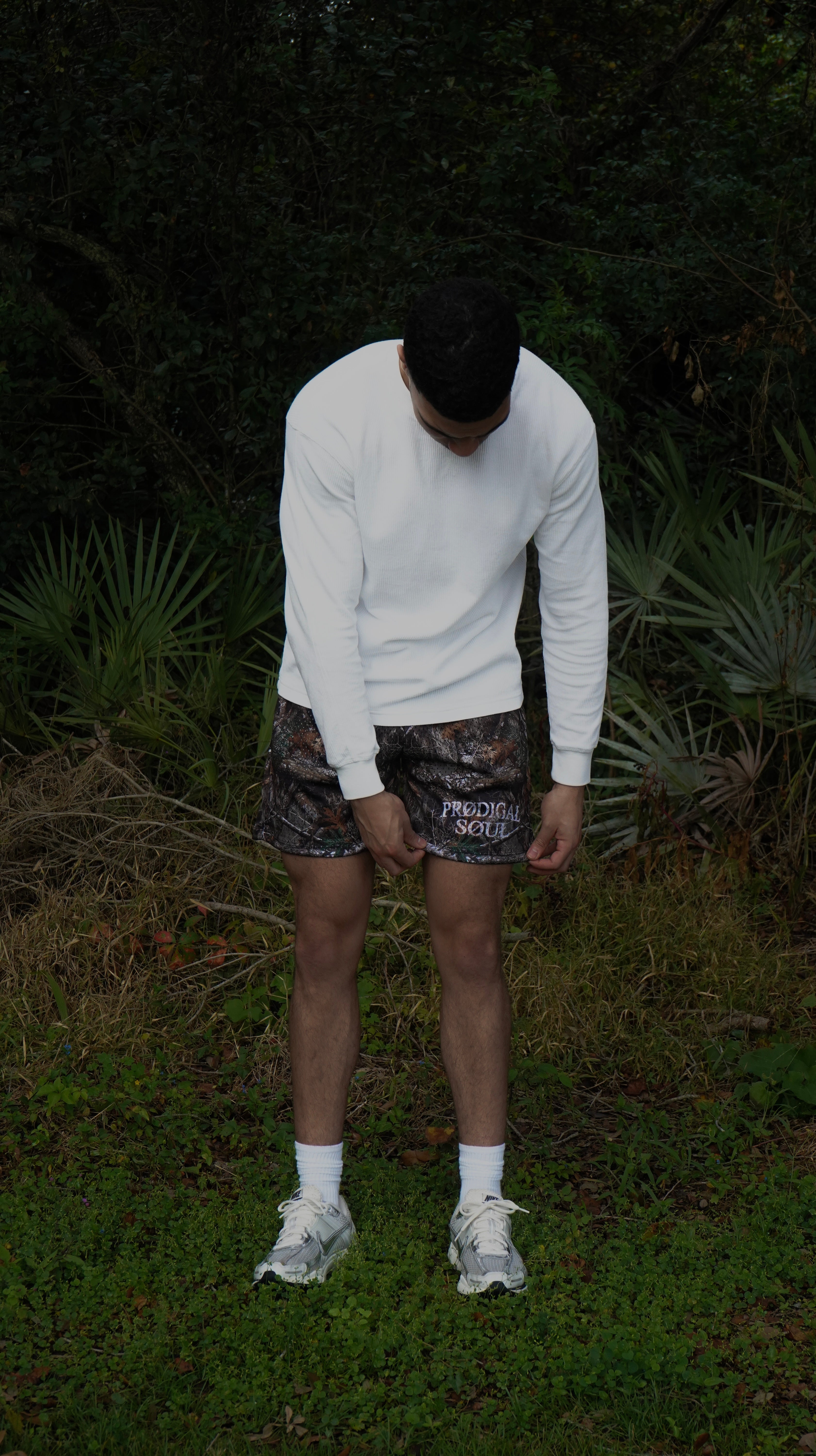 "University Logo" Camo Mesh Short
