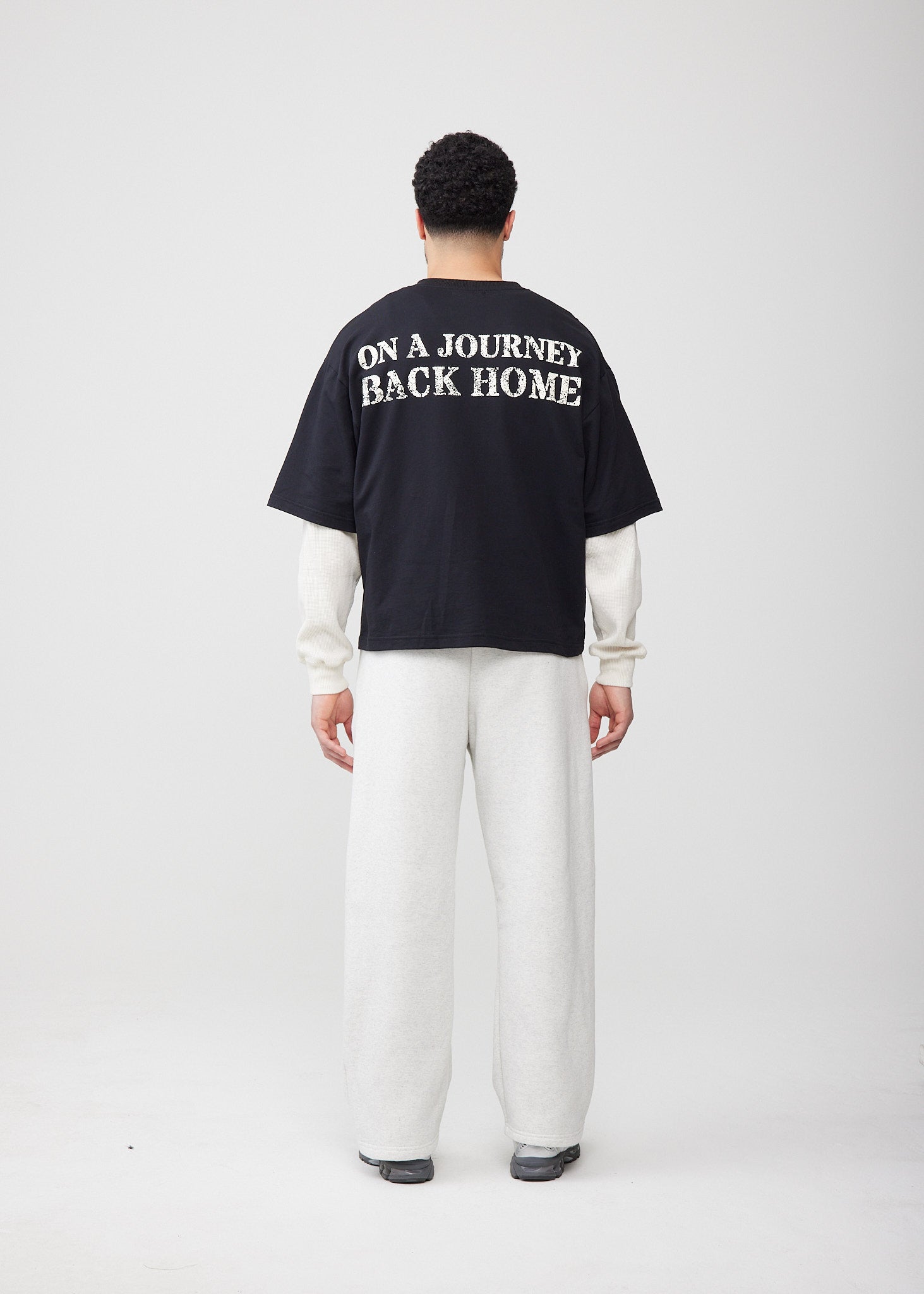 "Journey" Layered Long Sleeve Tee