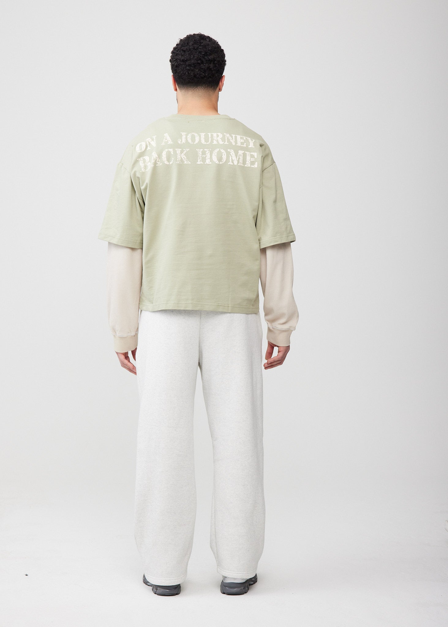 "Journey" Layered Long Sleeve Tee