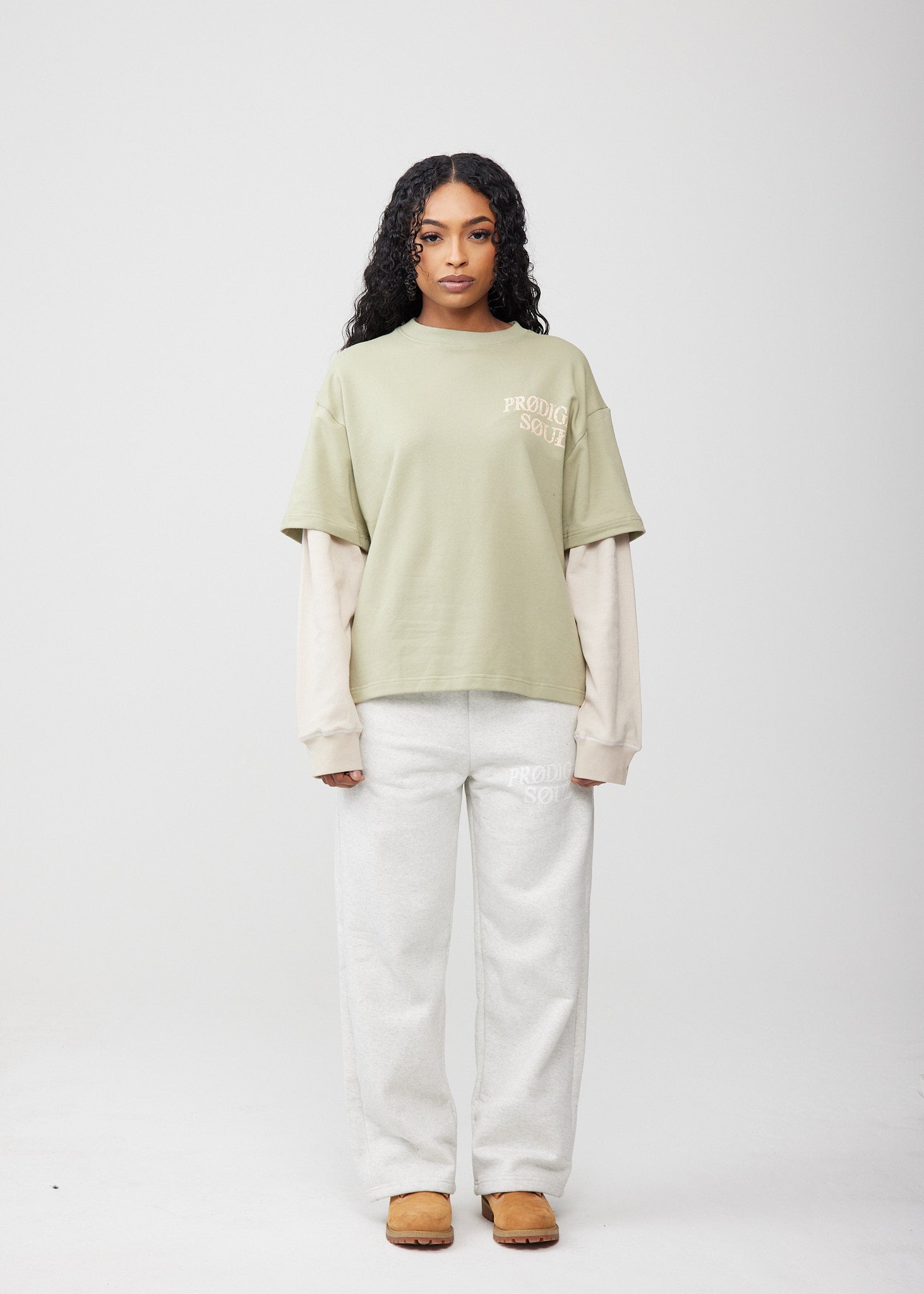 "Journey" Layered Long Sleeve Tee