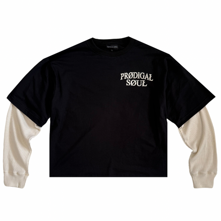 "Journey" Layered Long Sleeve Tee