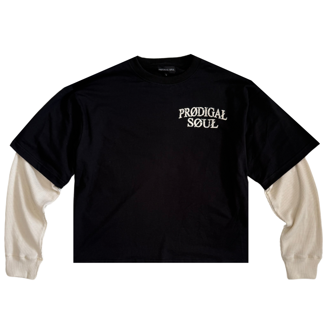 "Journey" Layered Long Sleeve Tee