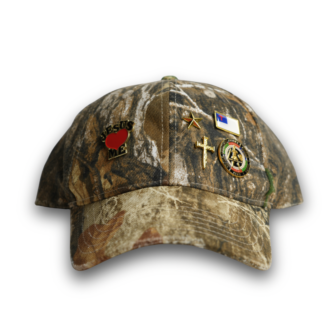 “War Pins" Camo Hat(s)