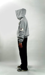 “Warfare” Heavy Distressed Zip-Up Sweatshirt