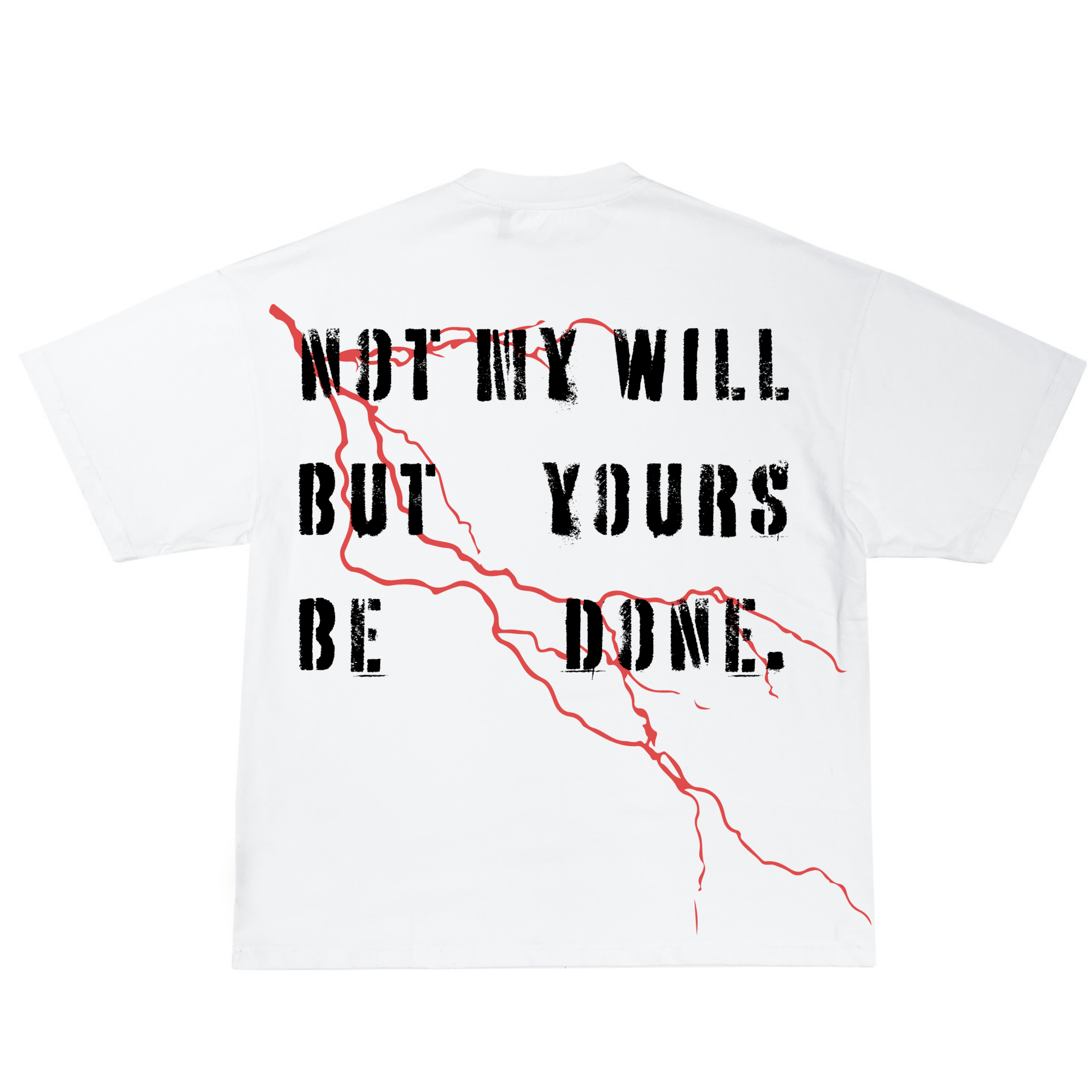 Camiseta extragrande y pesada "Your Will"