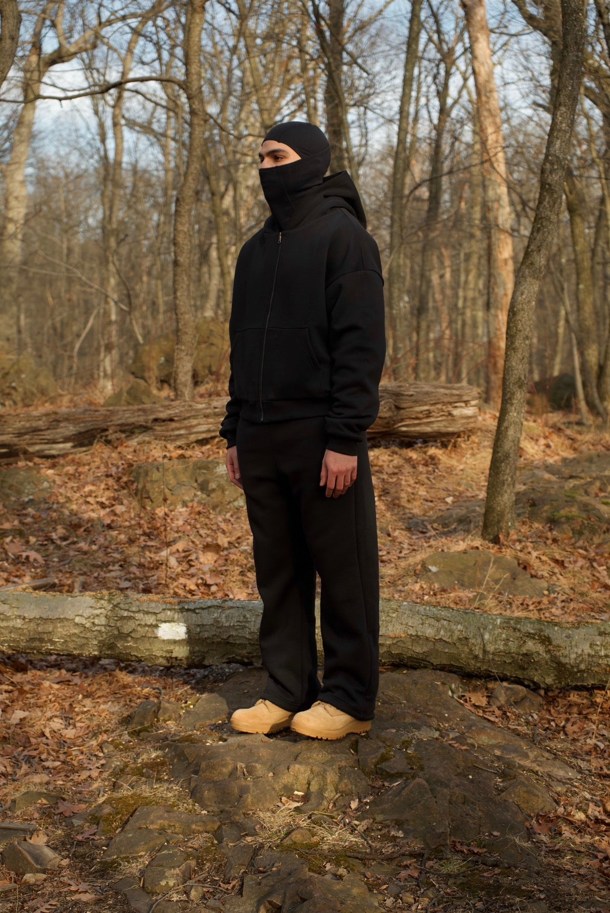 “Jet” Heavy Reversible Zip-Up Sweatshirt