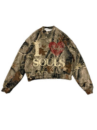 “IHPS” Camo Crewneck