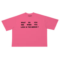 “Mirror” cropped tee