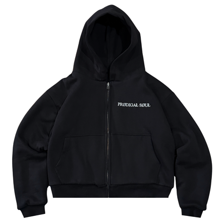 “Jet” Heavy Reversible Zip-Up Sweatshirt