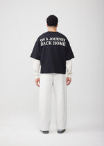 "Journey" Layered Long Sleeve Tee