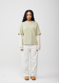 "Journey" Layered Long Sleeve Tee